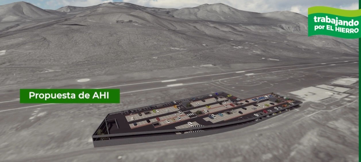 Proyecto Parking del Aeropuerto de El Hiero/ canariasnoticias.es Proyecto Parking del Aeropuerto de El Hiero/ canariasnoticias.es