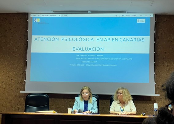 Programa Atención Psicológica en Atención Primaria en Canarias Programa Atención Psicológica en Atención Primaria en Canarias