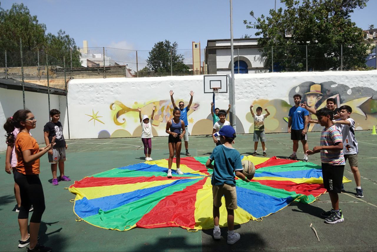 Cancha CEIP Salamanca/ canariasnoticias.es Cancha CEIP Salamanca/ canariasnoticias.es