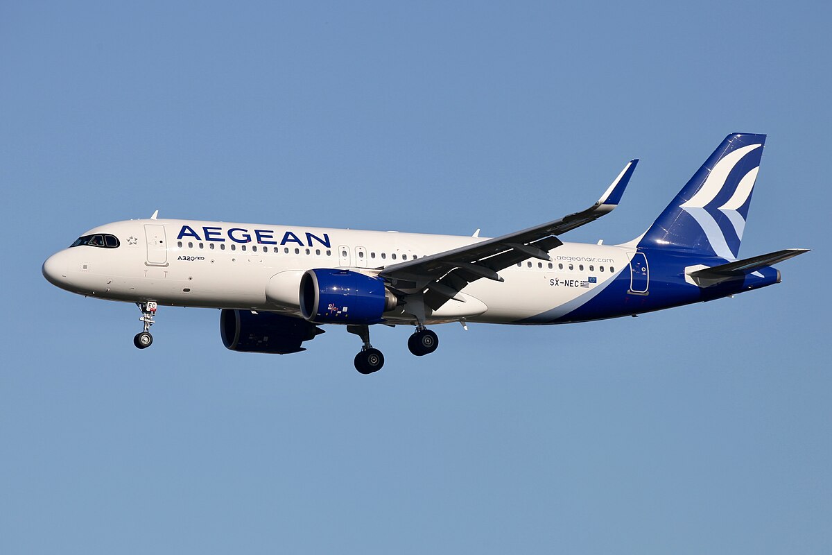 Avión de Aegean Airlines Avión de Aegean Airlines