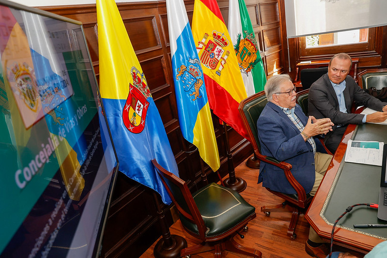Reunión obras en Santa Brígida / CanariasNoticias.es 