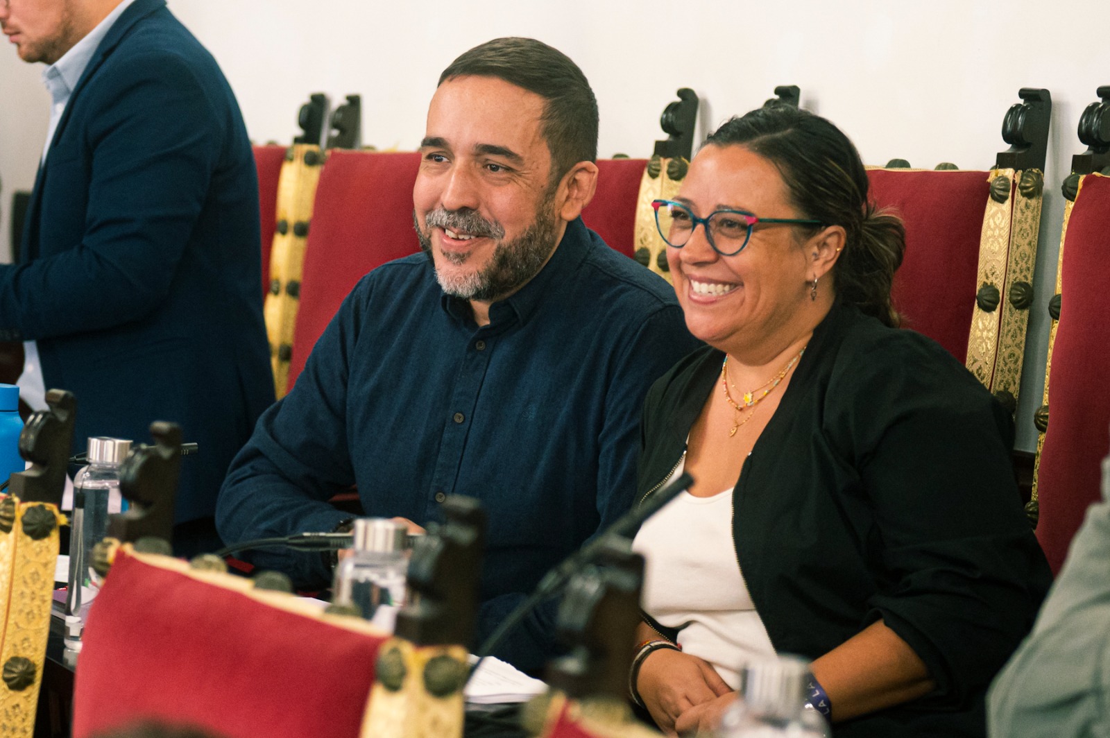 Idaira Afonso y Rubens Ascanio Idaira Afonso y Rubens Ascanio