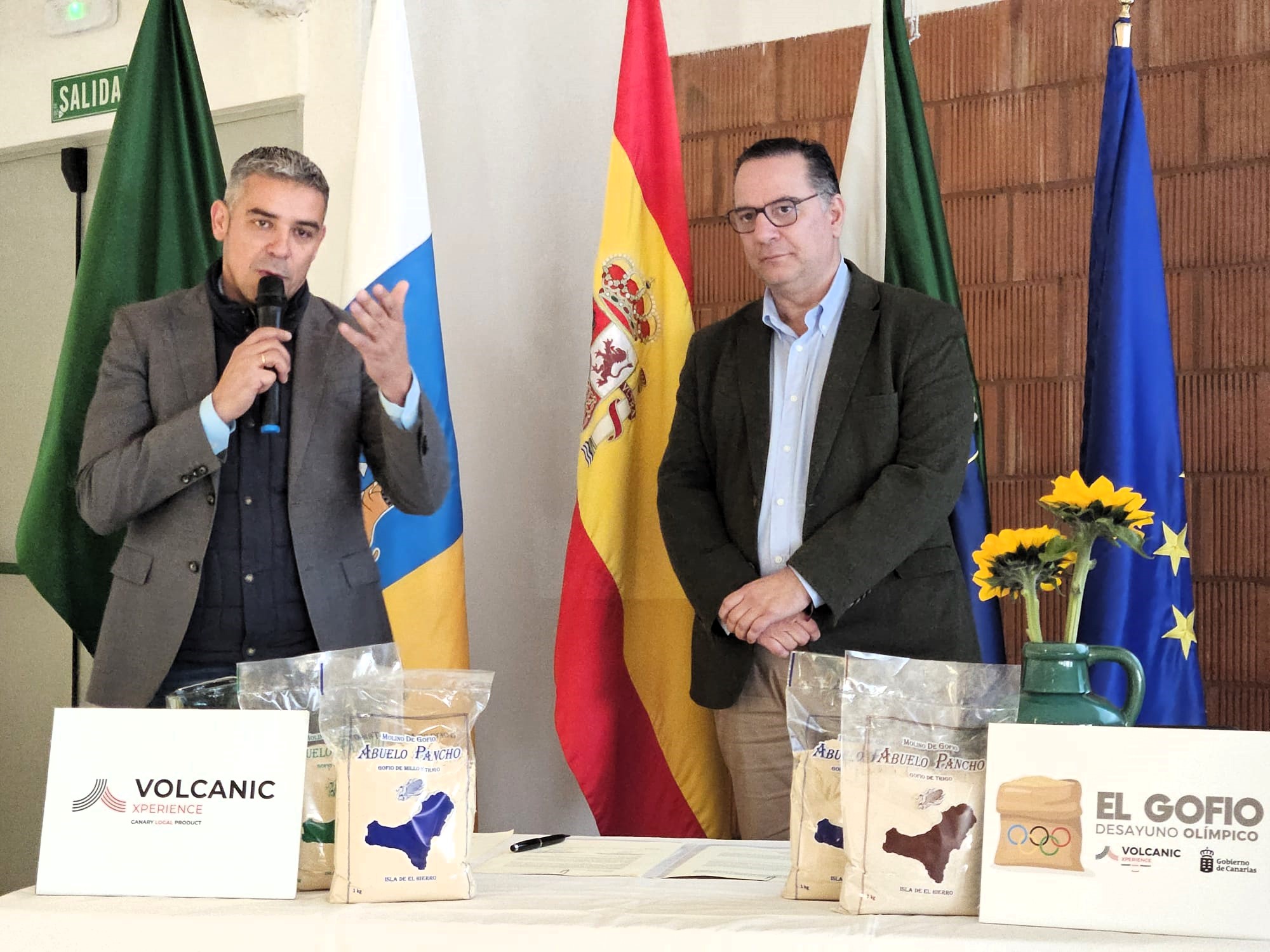 Iniciativa ‘El gofio, desayuno olímpico’