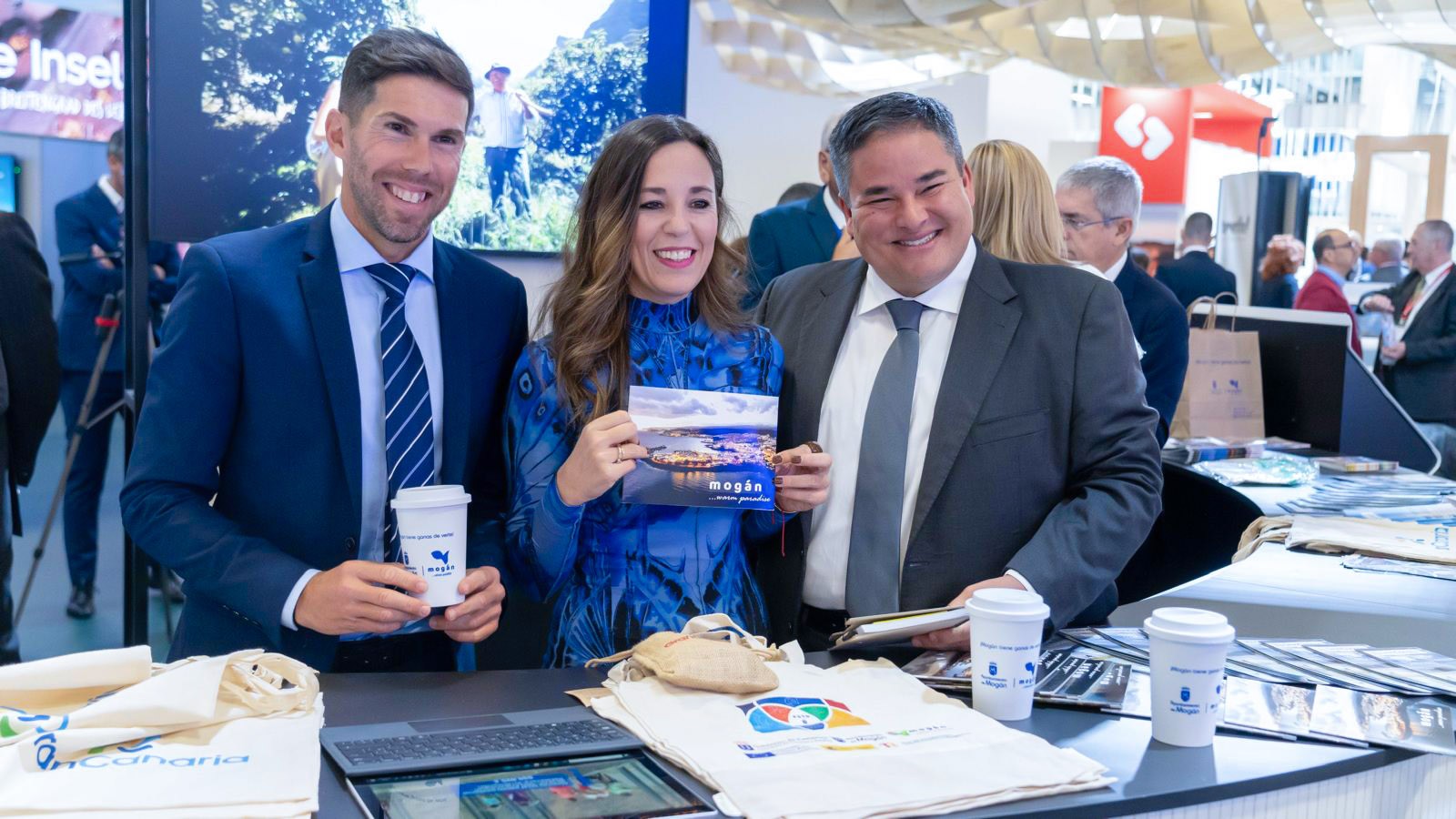 Willy García, Jessica de León y Mencey Navarro/ canariasnoticias.es
