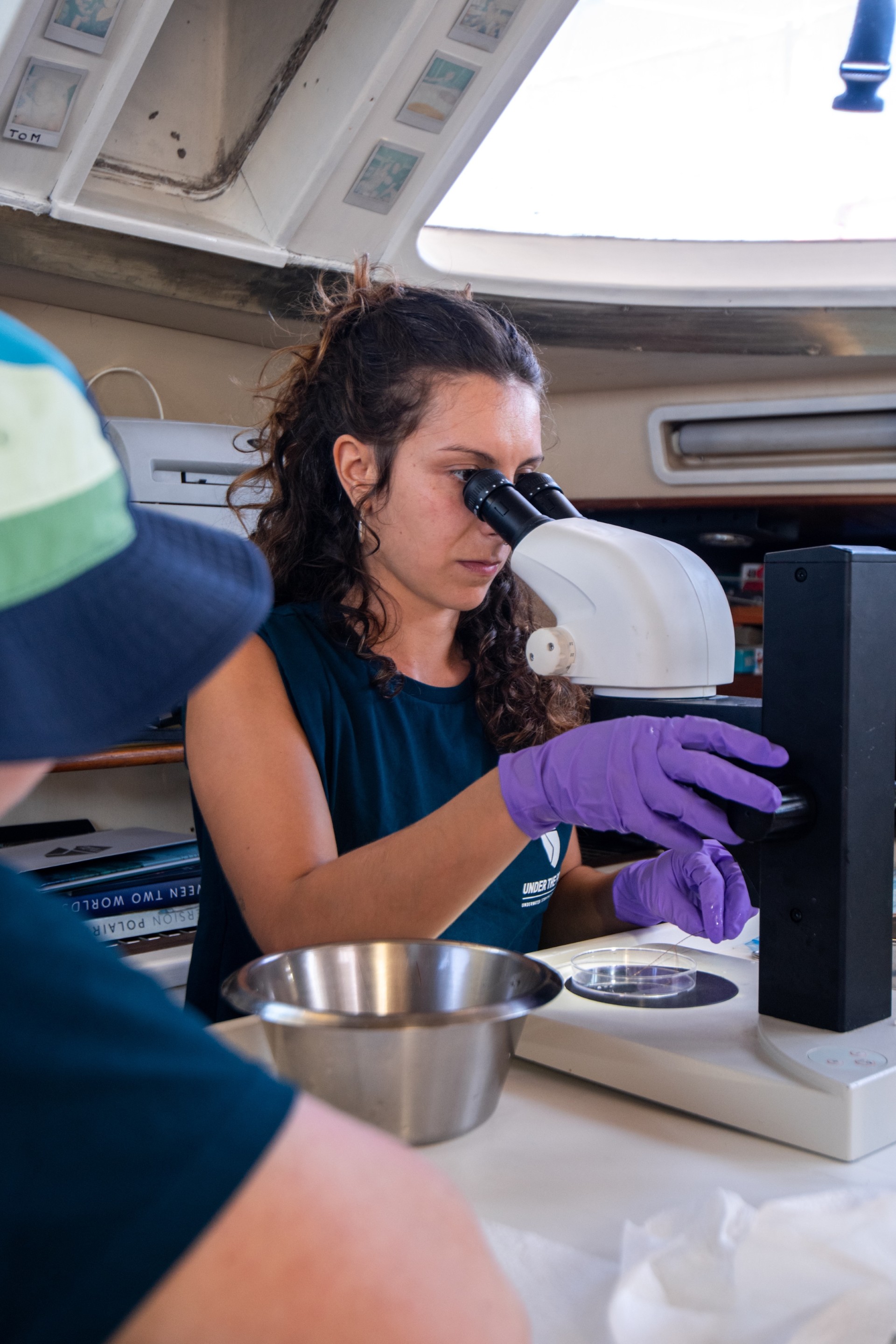 La estudiante de doctorado Sandra Navarro Mayoral, que forma parte de la expedición de ECOAQUA/ canariasnoticias.es