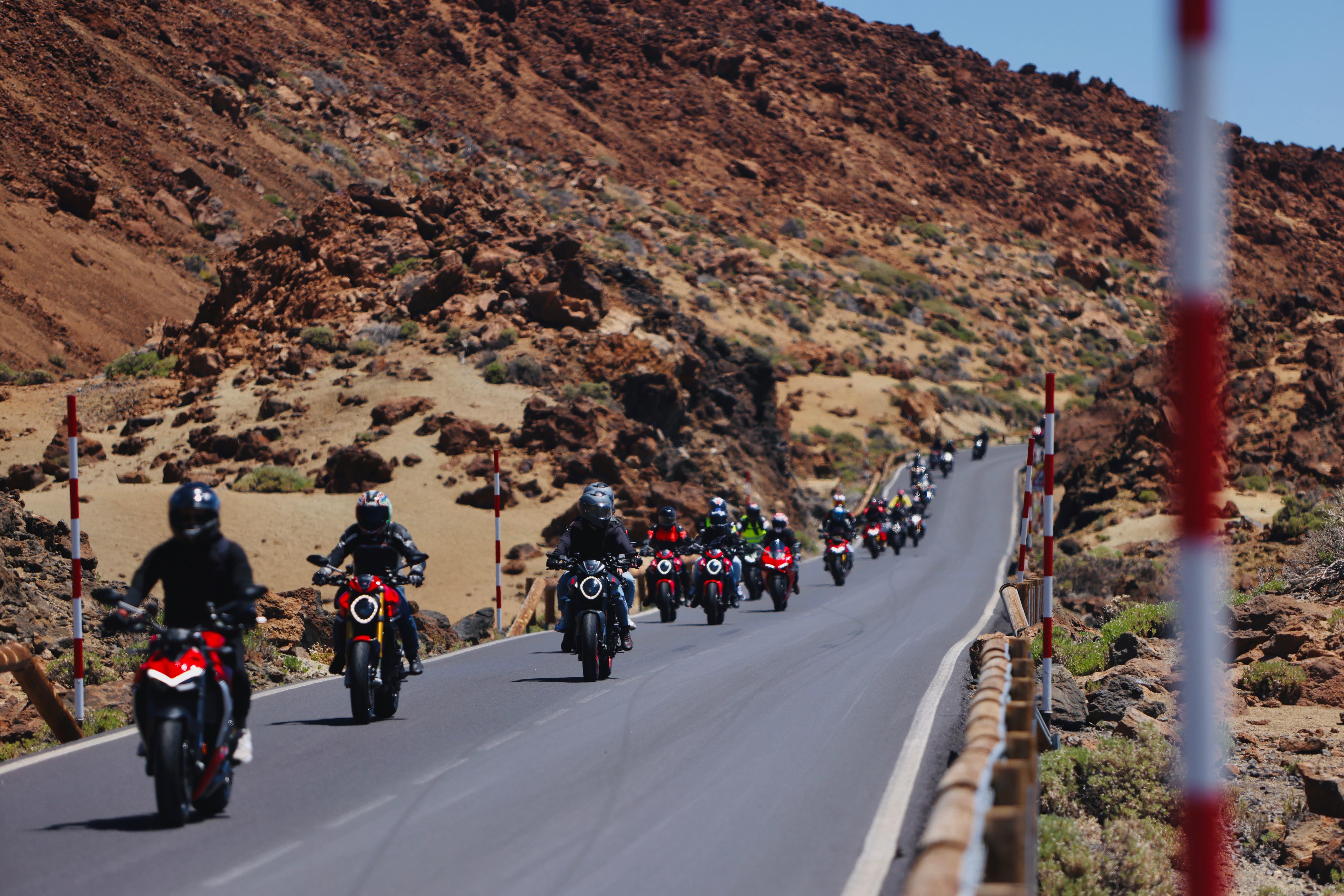 Ruta Ducati en Tenerife
