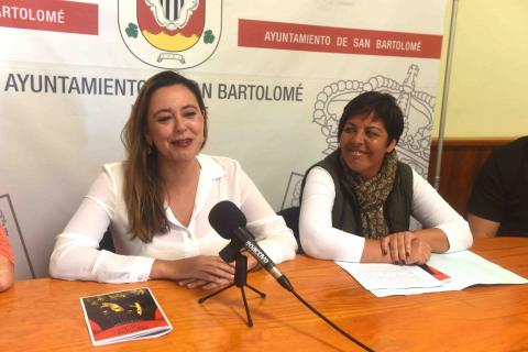 María Dolores Corujo presenta la Semana Cultural de San Bartolomé