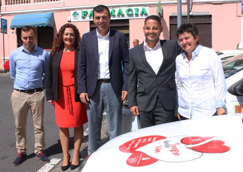 Campaña de donación de sangre en los taxis de Los Realejos