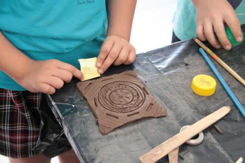 Actividades artesanas en un colegio de Lanzarote