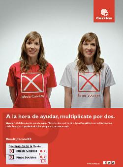Campaña "X Solidaria" de Cáritas