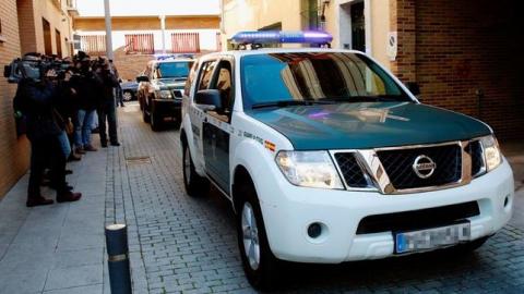 Guardia Civil deteniendo a yihadista en Segovia