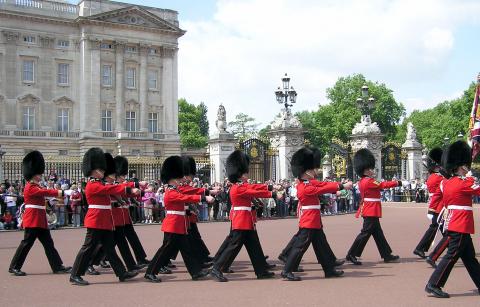 Cambio de la guardia en Londres