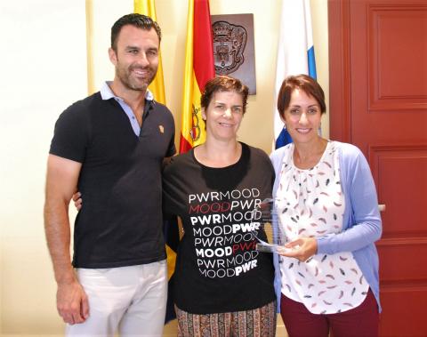 Onalia Bueno, Luis Becerra y María Quintanal