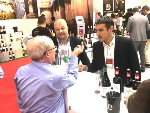 Narvay Quintero en la Feria del Vino