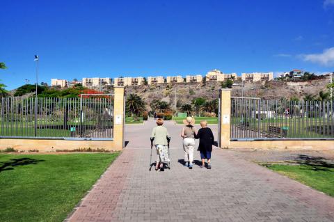 Nueva valla del Parque del Sur de San Bartolomé de Tirajana