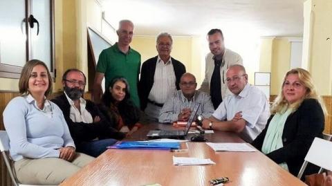 Firma del Pacto de Gobierno en Santa Brigida en 2015