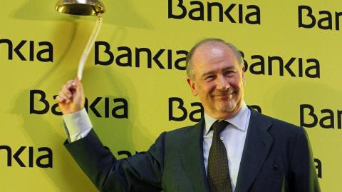 Rodrigo Rato a la salida de Bankia en bolsa