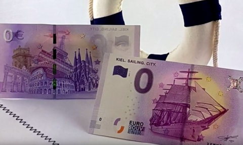 Dos billetes de cero euros