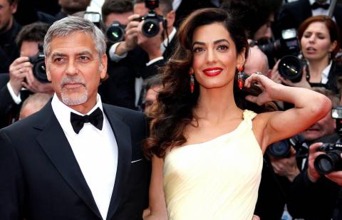 George Clooney y Amal 