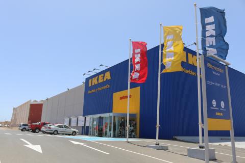 Fachada de una tienda Ikea