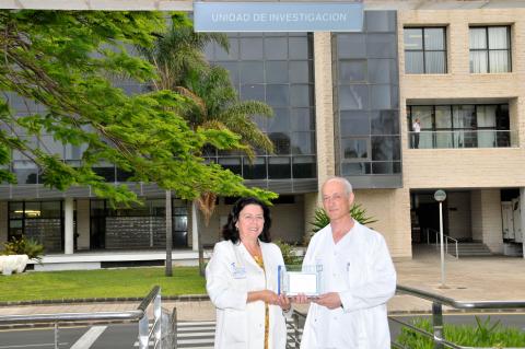 Los doctores Bernardino Clavo y Dolores Fiuza