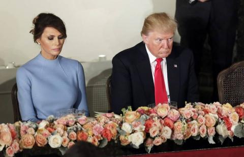 Melania Trump y Donald Trump