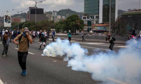 Manifestación en Venezuela