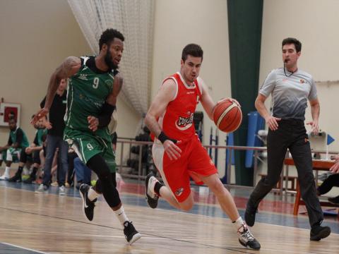 Jugadores de baloncesto del Aloe Plus Lanzarote Conejero