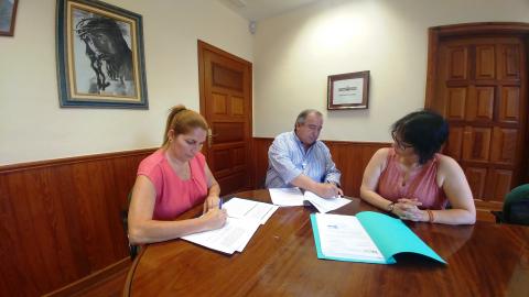 Firma del convenio 