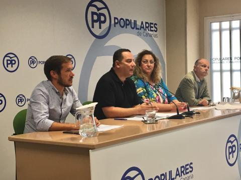 Poli Suárez, Mariano Hernández Zapata, Auxiliadora Pérez y Jorge Rodríguez
