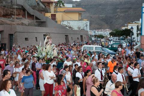 Procesión virgen del Carmen
