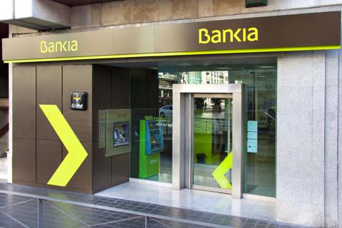 Fachada de oficina de Bankia