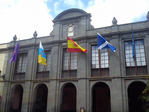 Fachada del Ayuntamiento de La Laguna