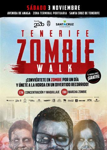 Cartel de Tenerife Zombie Walk