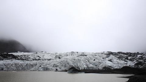 glaciar Solheimajokull, Islandia
