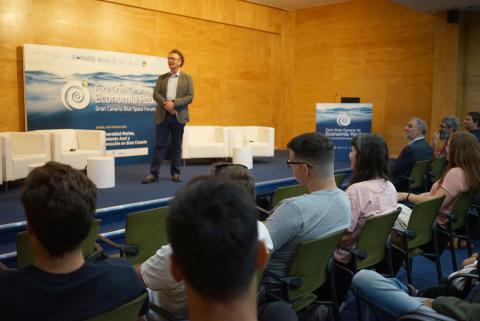 Francois Simard en el Foro Gran Canaria Economía Azul Francois Simard en el Foro Gran Canaria Economía Azul