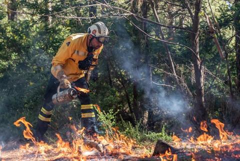 Bombero de la UME