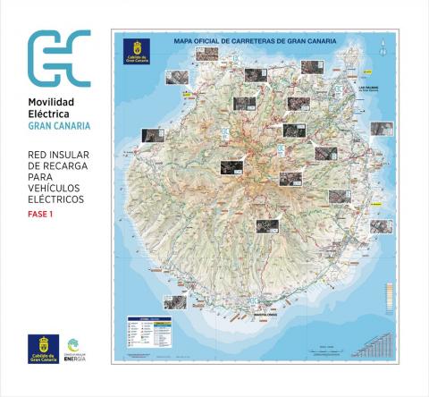 Localización de los puntos de recarga para vehículos eléctricos