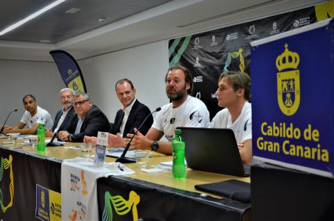 Presentación del Gran Canaria Air Battle Kiteboarding Festival rueda de prensa el Gran Canaria Air Battle Kiteboarding Festival