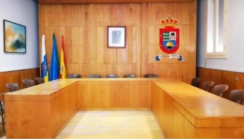 Sala de plenos del Ayuntamiento de Valle Gran Rey Sala de plenos del Ayuntamiento de Valle Gran Rey