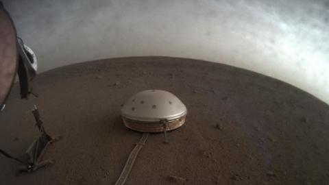 La sonda InSight de la NASA capturó imágenes del atardecer de Marte