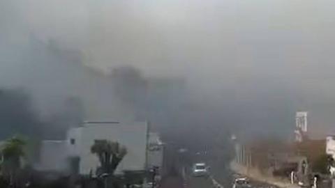 Incendio en Santa Úrsula, Tenerife