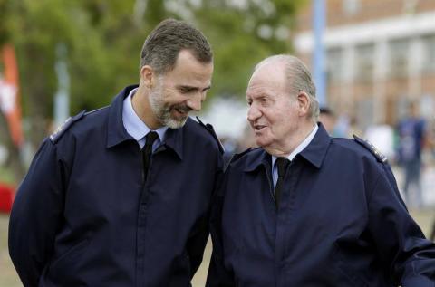 Felipe VI y Juan Carlos