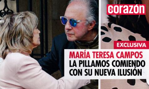 Portada de revista donde apararecen María Teresa Campos y Emilio Javier Gómez