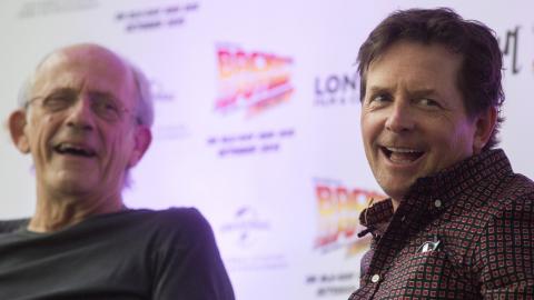 Christopher Lloyd y Michael J. Fox