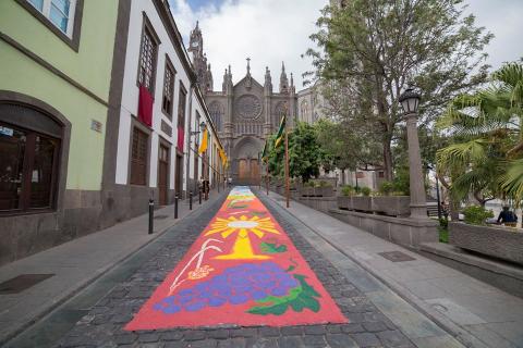 Alfombras de sal en Arucas