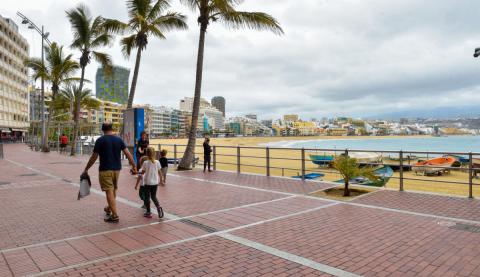 Playa de Las Canteras en Las Palmas de Gran Canaria