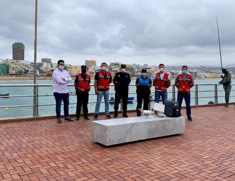 Control de drones en las playas de Las Palmas de Gran Canaria Control de drones en las playas de Las Palmas de Gran Canaria