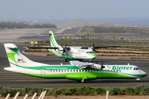 Binter. Canarias Aviones Binter