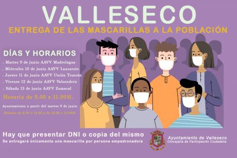 Valleseco. Mascarillas Valleseco. Mascarillas